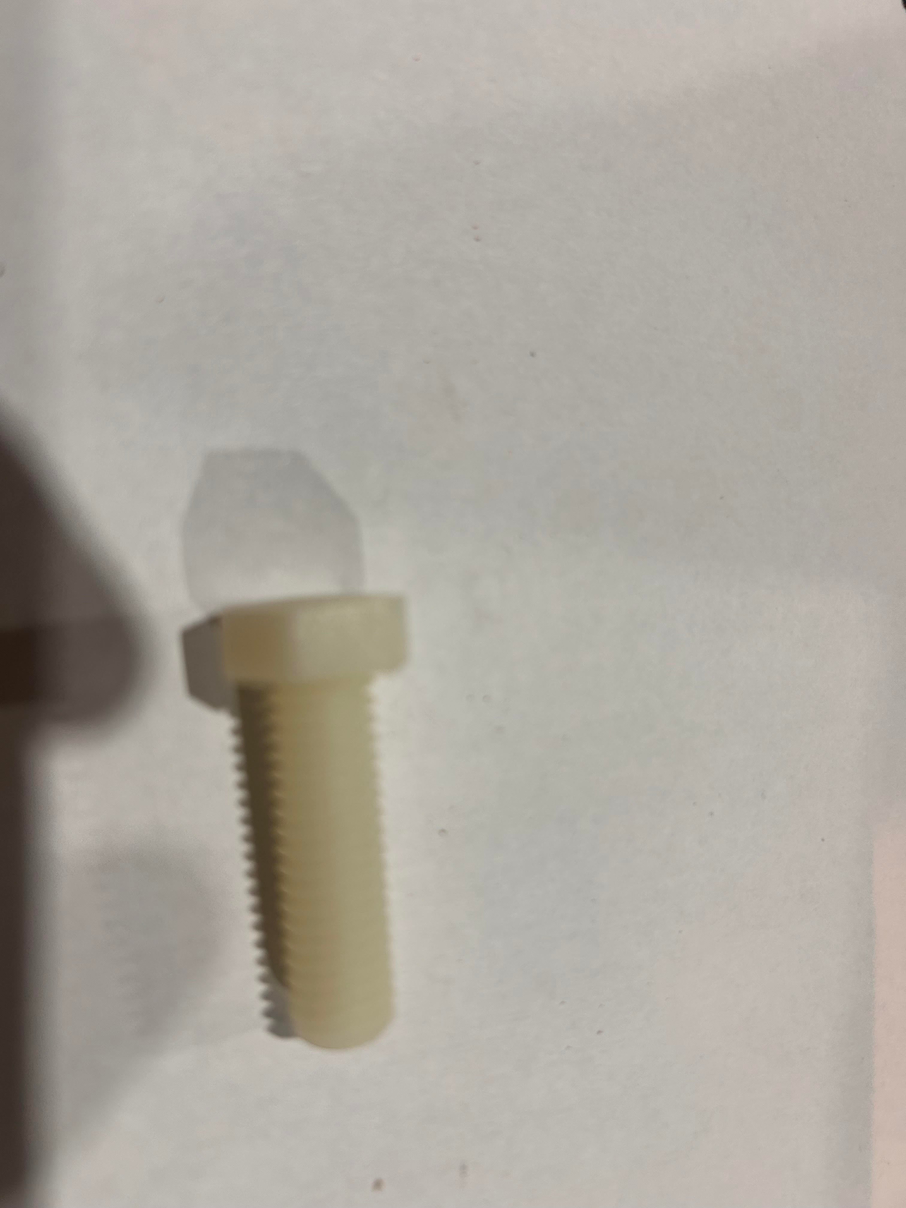 CUB CADET NYLON HEX CAP SCREW 3/8 - 16 X 1, PART NUMBER: 910-0670