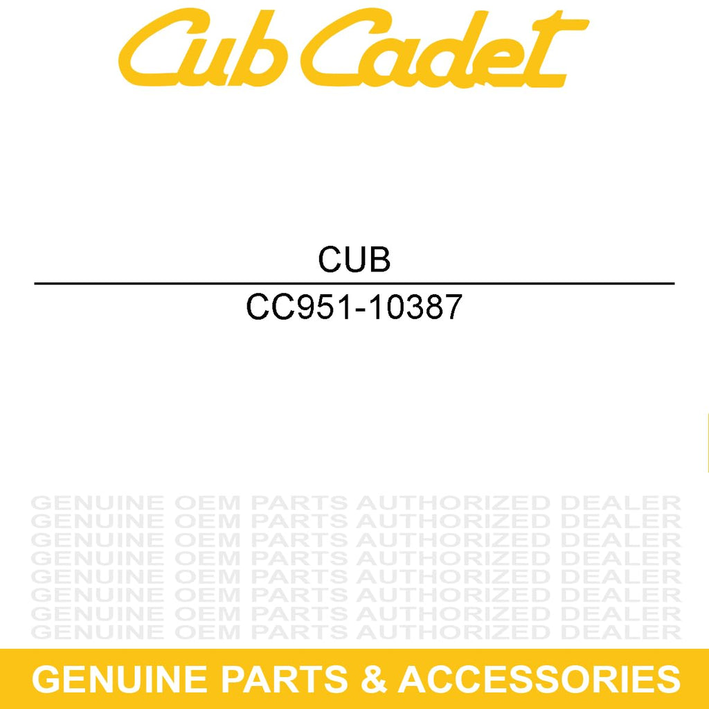 CUB CADET 951-10387 Governor Return Spring ES Engine CSV050 CC99M CC98M CC94M