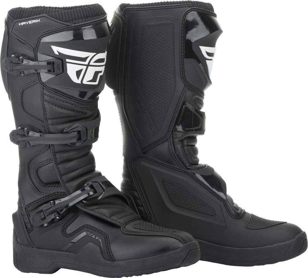 FLY Racing Adult Maverik Motocross Boots (Black, US 09)