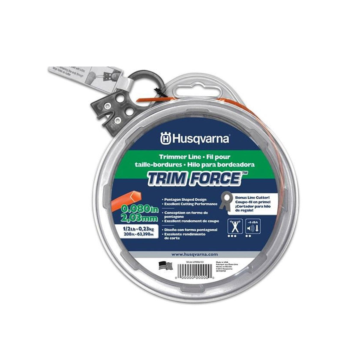 Husqvarna .080/.5# Husky Line/hexagon Part # 639006103