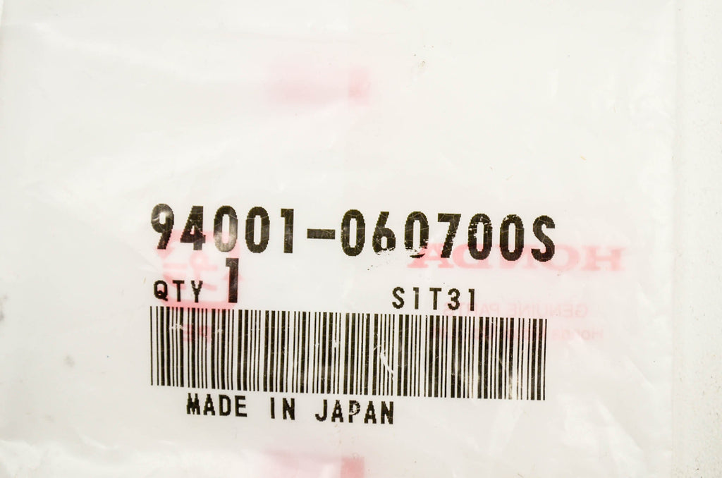 Honda 94001-06070-0S Nut Genuine Original Equipment Manufacturer (OEM) Part