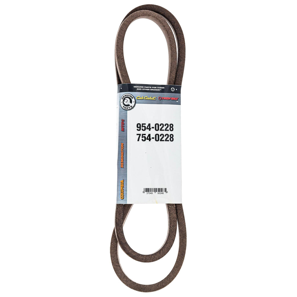 MTD Genuine Part 954-0228 Genuine Parts Riding Mower PTO Belt OEM Part for Troy-Bilt Cub-Cadet Craftsman Bolens Remington Ryobi Yardman Yard-Machine