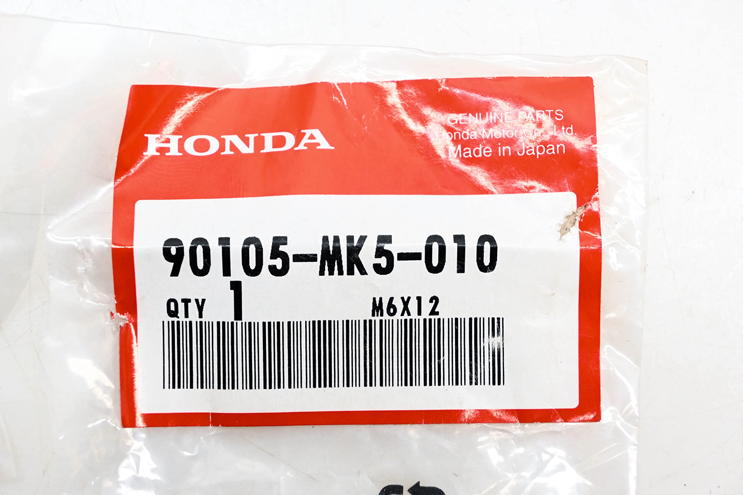 HONDA 90105-MK5-010 BOLT, DISK (8X22)