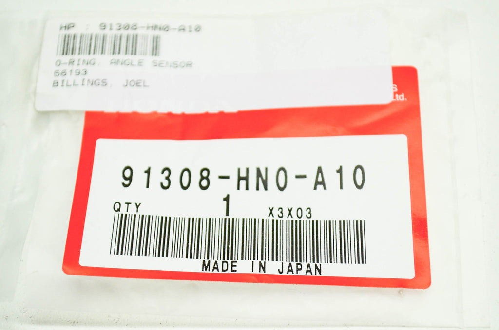 Honda 91308-HN0-A10 O-RING ANGLE SENSOR