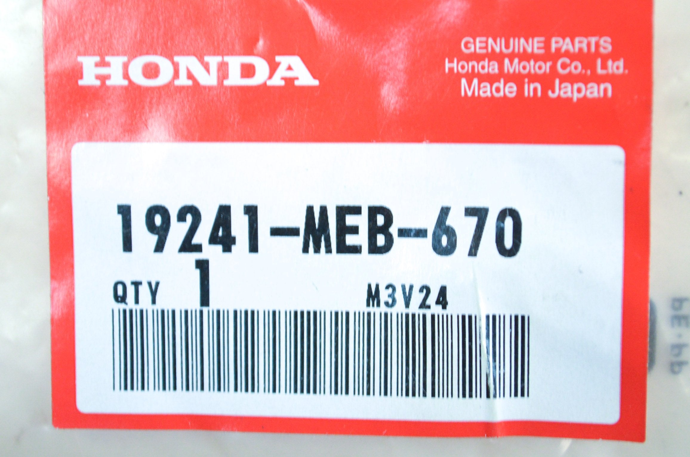 Honda 2002-2008 Cr Water Pump Shaft 19241-Meb-670 New Oem