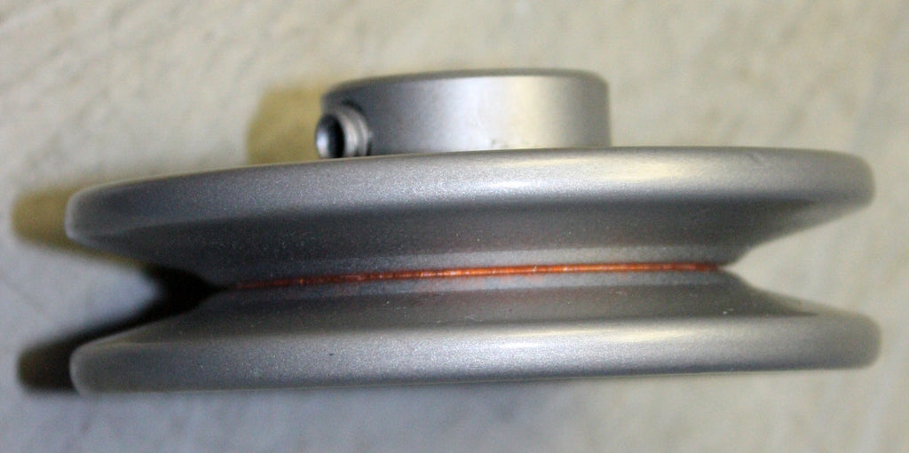Rotary 764 3 1/2" Steel V Idler Pulley P-318 5/8" CH 3/16" Keyway
