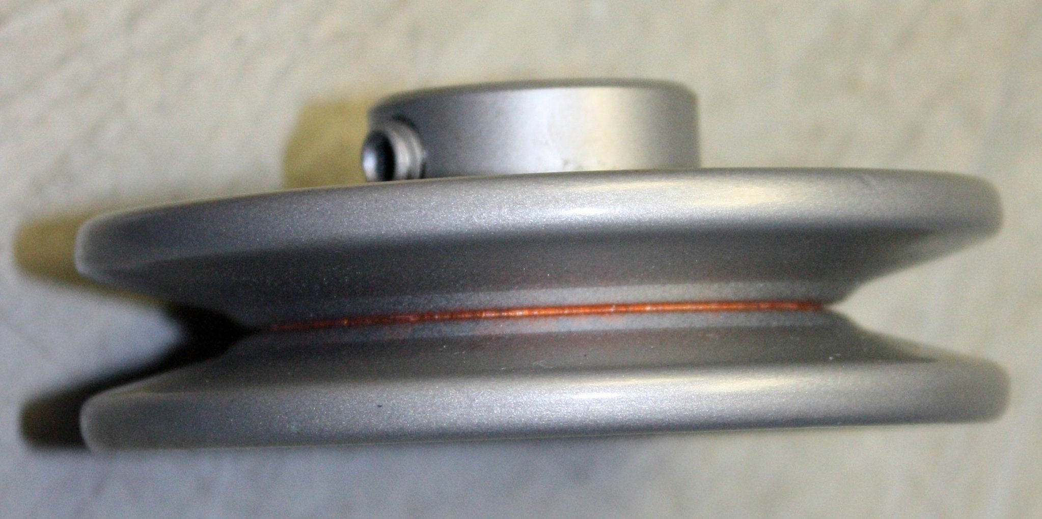 Rotary 764 3 1/2" Steel V Idler Pulley P-318 5/8" CH 3/16" Keyway