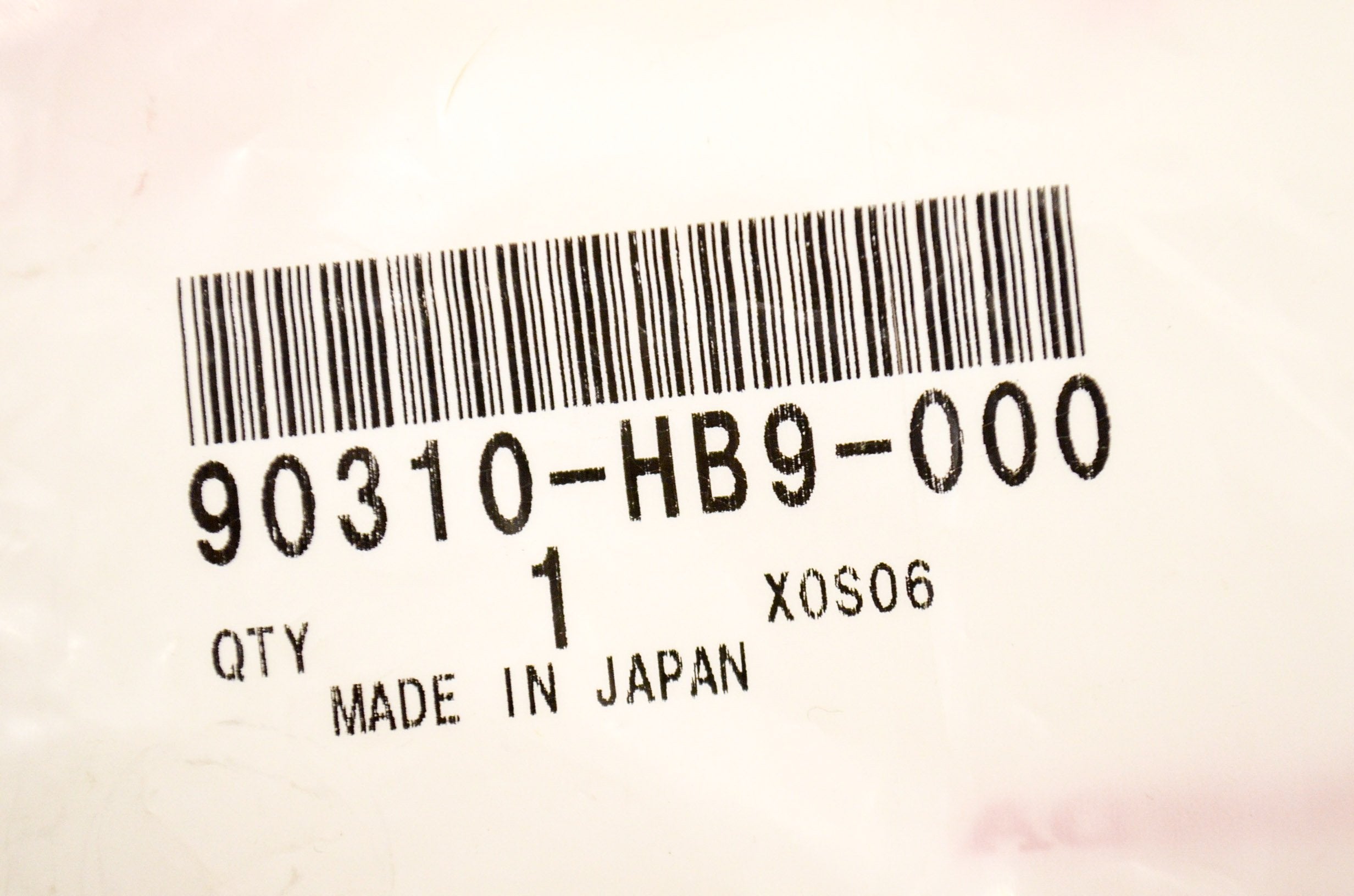 Honda 90310-HB9-000 NUT, CASTLE (12MM) QTY 1