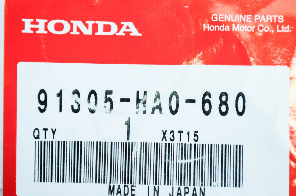 Honda 91305-HA0-680 O-RING (33.7X2.4) QTY 1