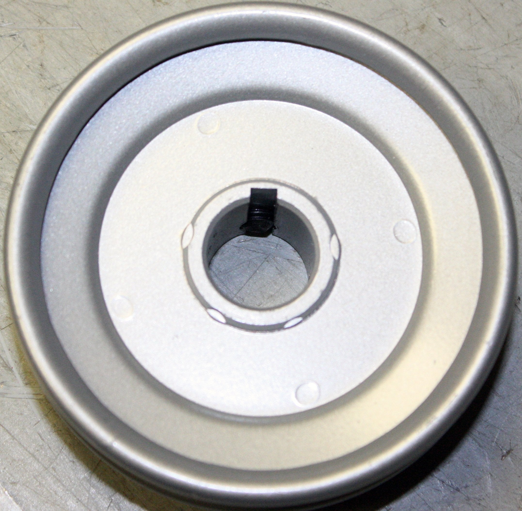 Rotary 765 3 1/2" Steel V Idler Pulley P-319 3/4" CH 3/16" Keyway