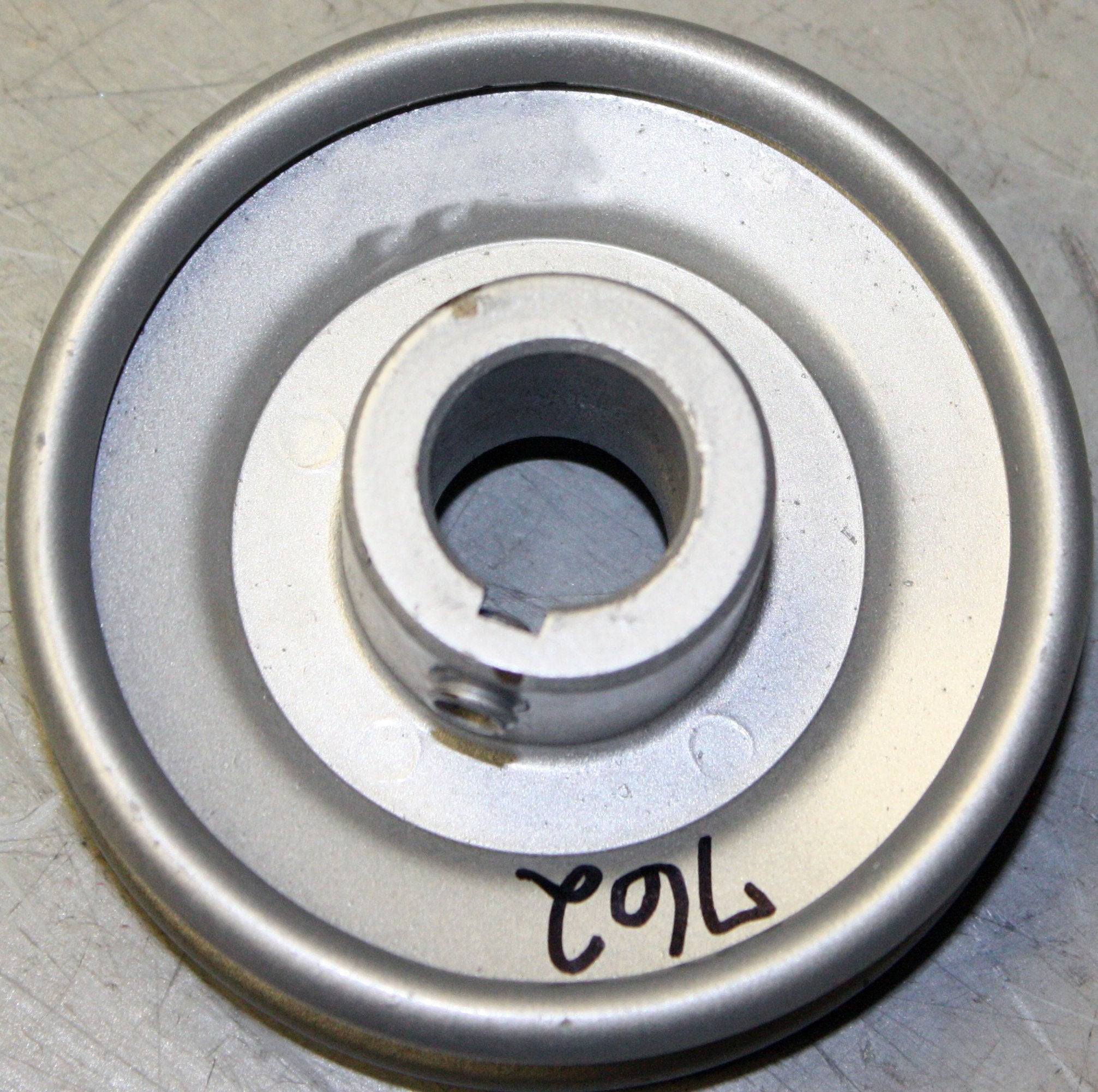 Rotary 762 3 1/4" Cast Steel V Idler Pulley P-316 3/4" CH 3/16" Keyway