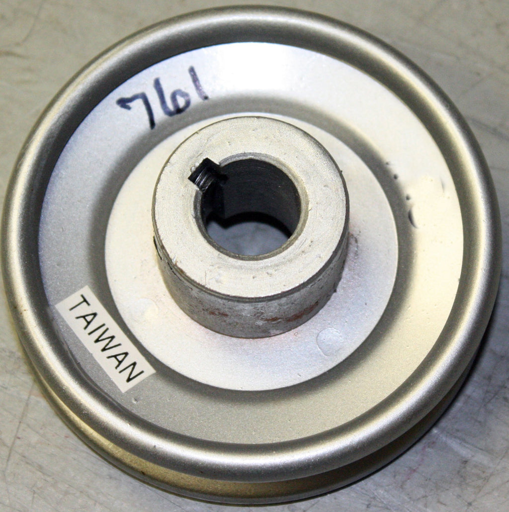 Rotary 761 3 1/4" Cast Steel V Idler Pulley P-315 5/8" CH 3/16" Keyway