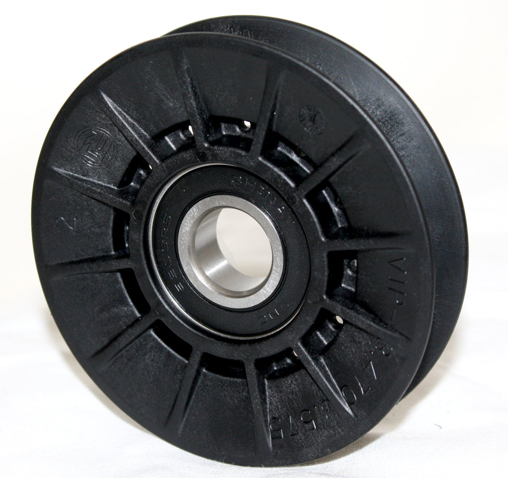 Rotary 10136 3 7/16" x 1/2" Composite V-Idler V Belt Pulley