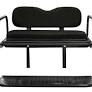 EZGO FLIP SEAT KIT, BLK, TXT 96+, PART NUMBER: PF12107